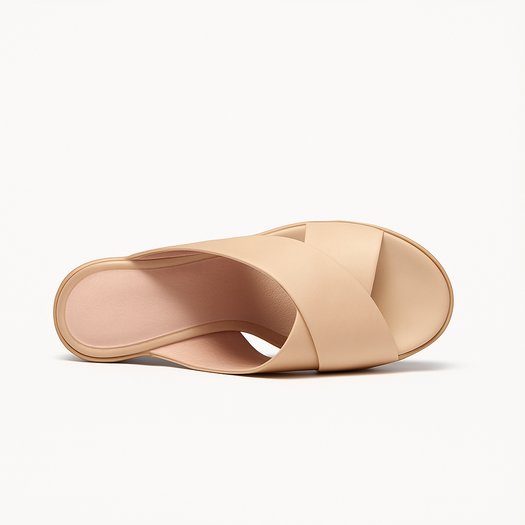Sandale à talon vintage pour femme, modèle Parisienne par Azilini, charme rétro et allure raffinée